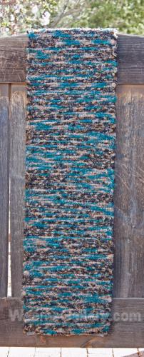 Turquoise & Gray Duo Table Runner by Linda and Kipp Bentley